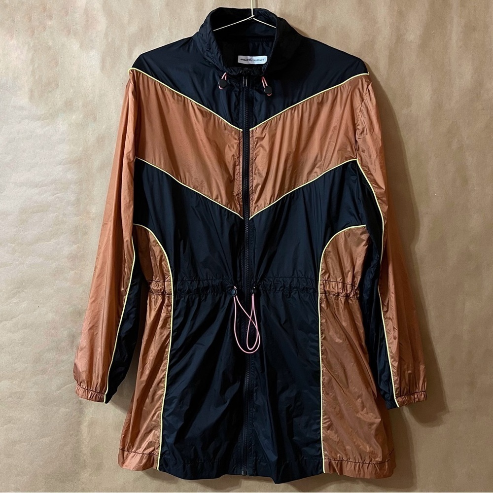Urban Outfitters | Aiden Colorblock Jacket Zip Front Windbreaker Longline Size S